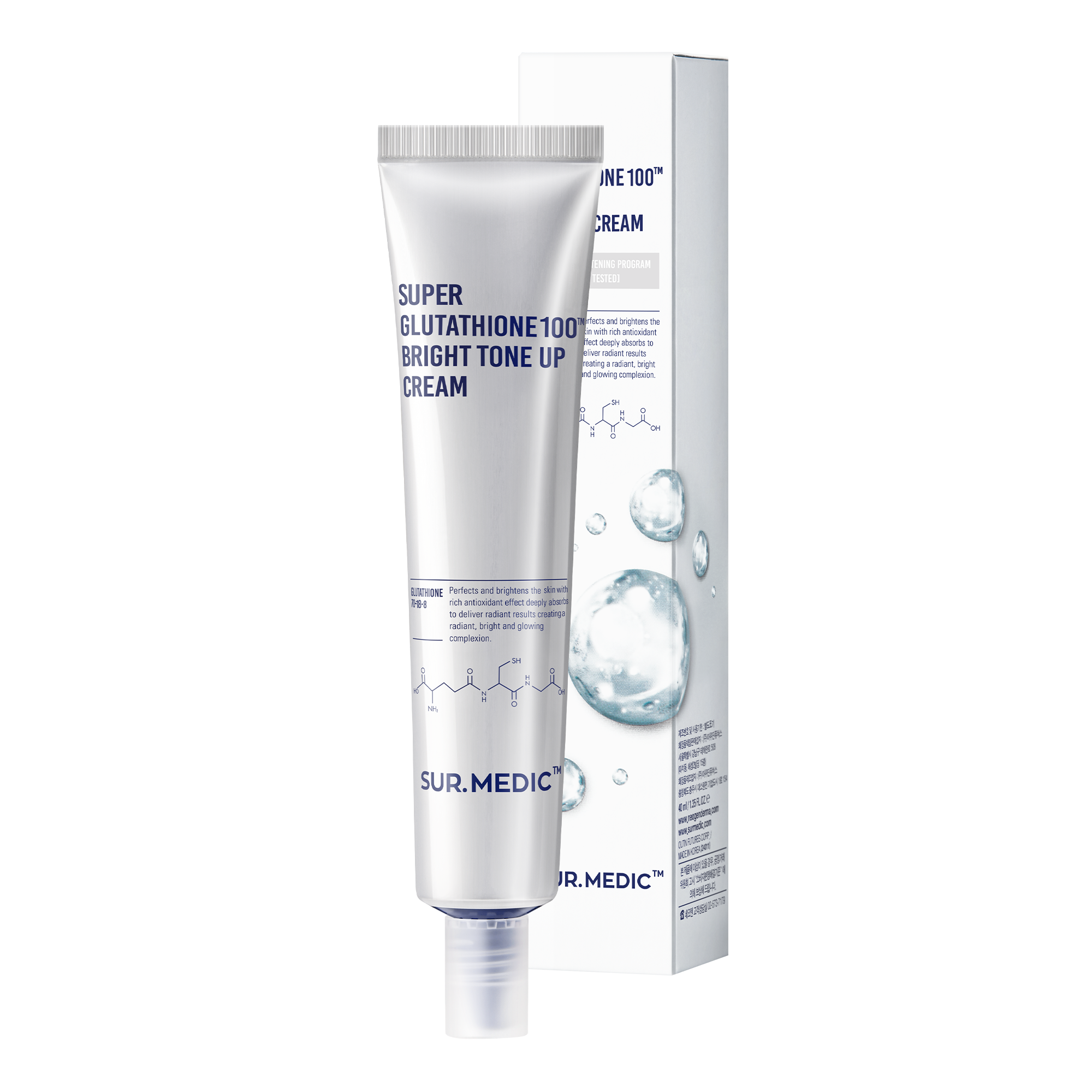 SUR.MEDIC SUPER GLUTATHIONE 100™ BRIGHT TONE UP CREAM 40ML