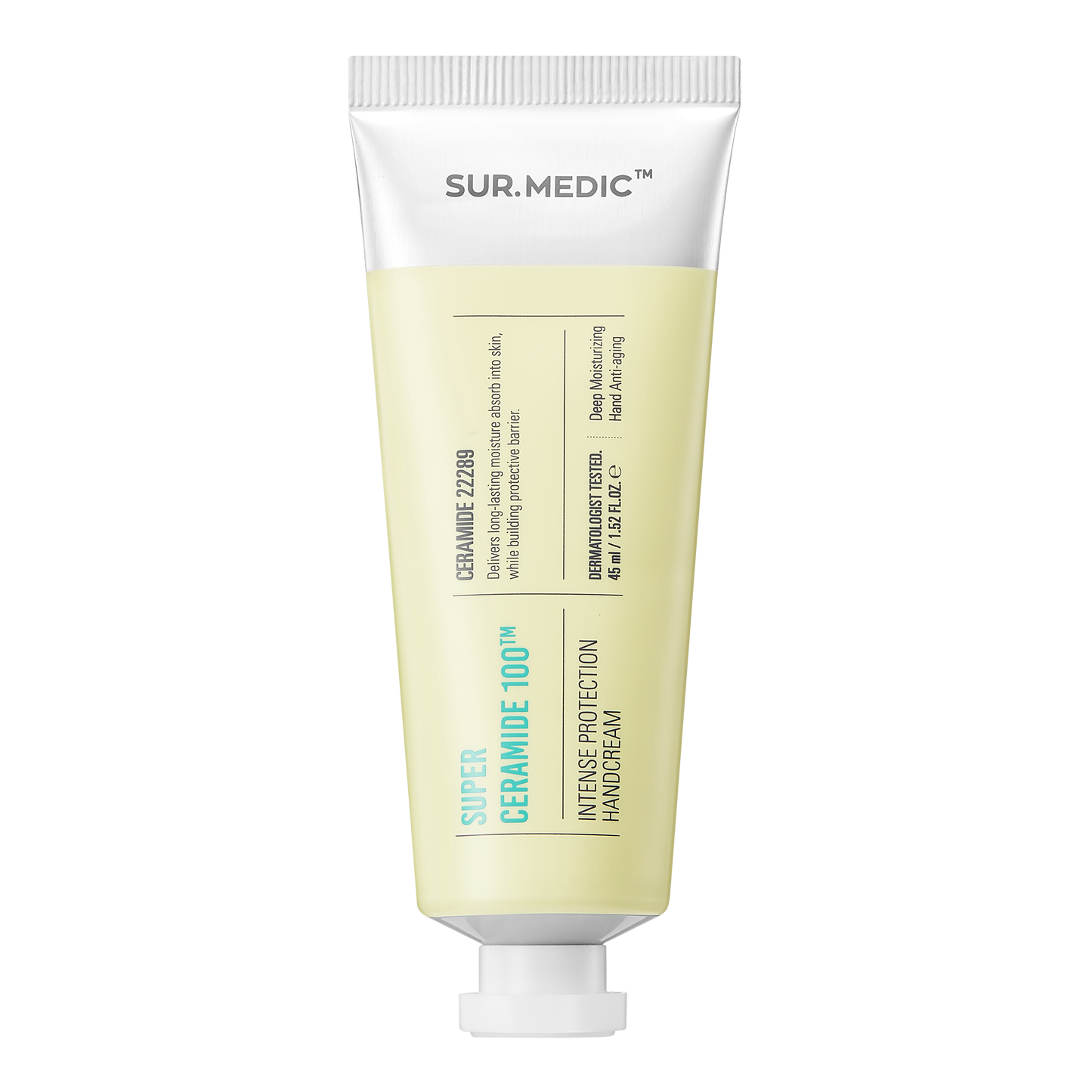 [1BOX/65EA ]SUR.MEDIC+ SUPER CERAMIDE 100 INTENSE PROTECTION HAND CREAM 1.52 oz / 45ml