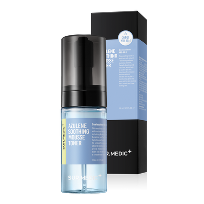 SUR.MEDIC+ AZULENE SOOTHING MOUSSE TONER 3.71 oz / 110ml