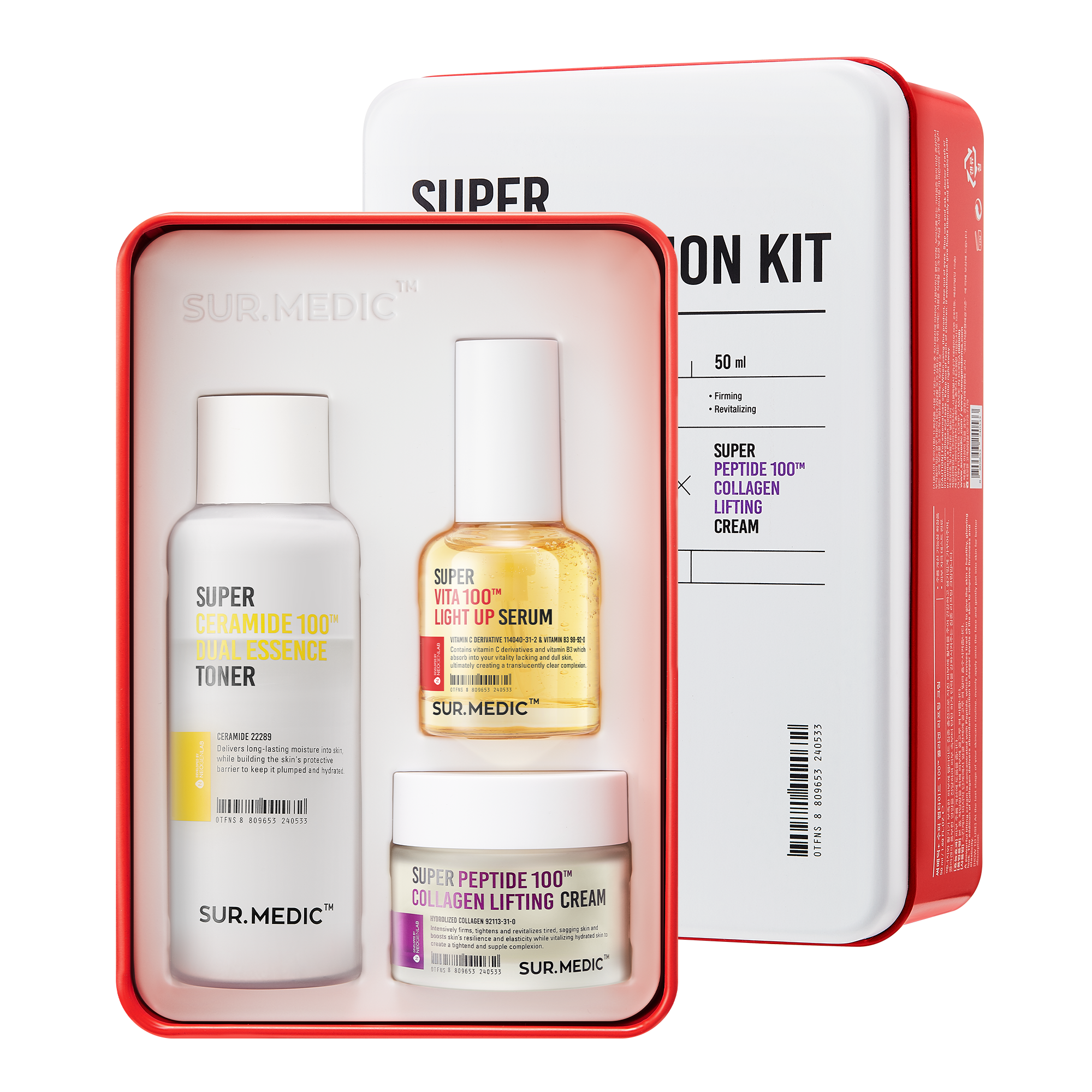 SUR.MEDIC+ SUPER SOLUTION KIT (TONER/SERUM/CREAM)